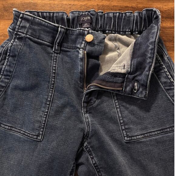 J Crew Women’s 26 Jeans Utility Jogger Signature Stretch Denim High Rise - Picture 7 of 12